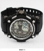 DACQA Digital Watch – Black/Silver