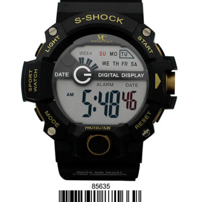 DACQA Digital Watch – Black/Yellow