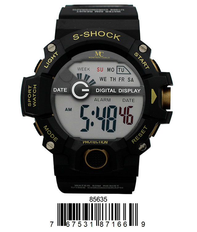 DACQA Digital Watch – Black/Yellow DACQA Digital Watch – Black/Yellow