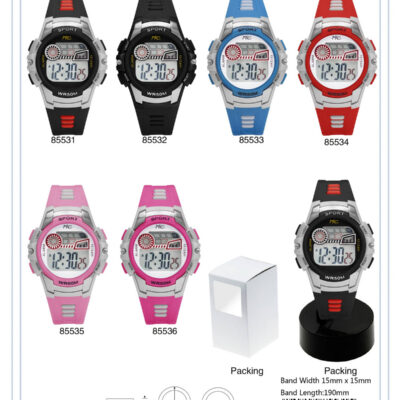 DACQA Digital Watch – Blue