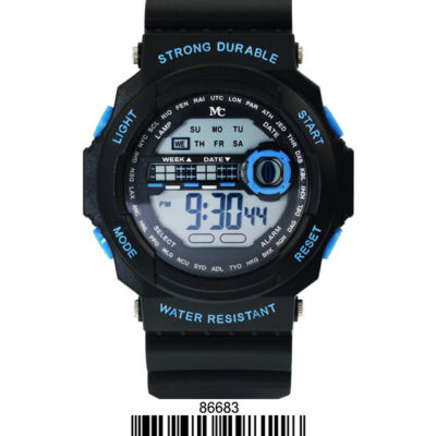 DACQA Digital Watch – Blue
