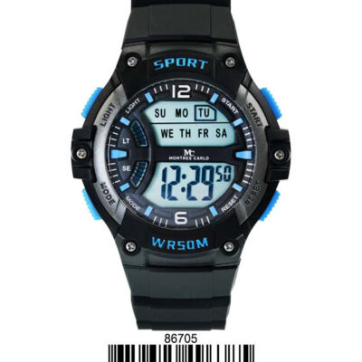 DACQA Digital Watch – Blue
