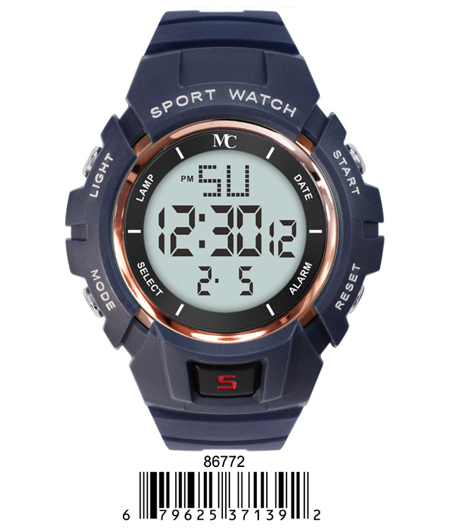DACQA Digital Watch – Blue/Rose Gold DACQA Digital Watch – Blue/Rose Gold