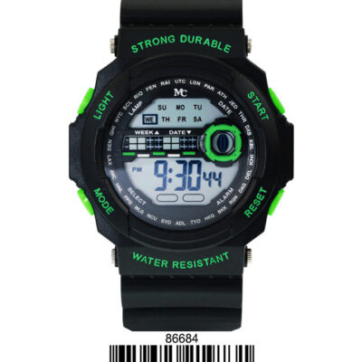 DACQA Digital Watch – Green