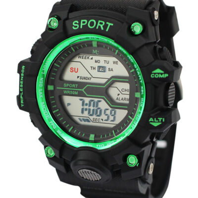 DACQA Digital Watch – Green