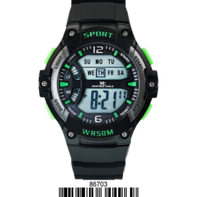 DACQA Digital Watch – Green
