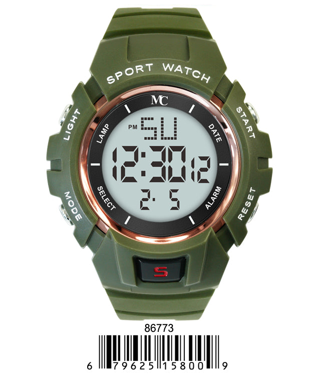 DACQA Digital Watch – Green/Rose Gold DACQA Digital Watch – Green/Rose Gold