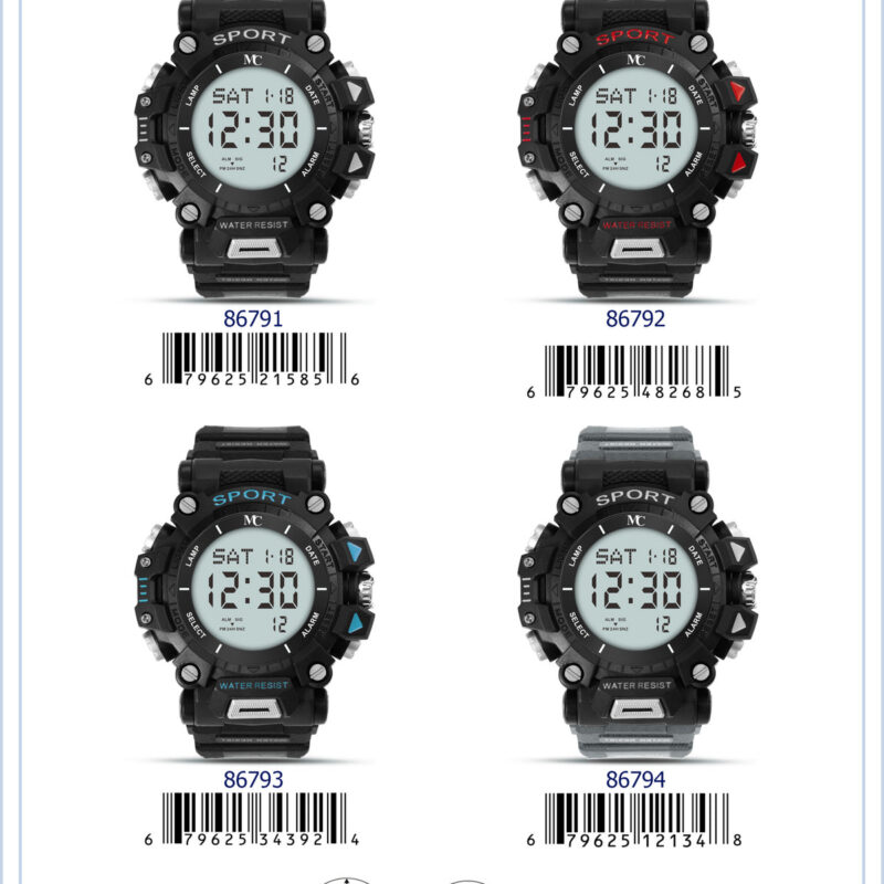 DACQA Digital Watch – Grey