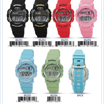 DACQA Digital Watch – Red