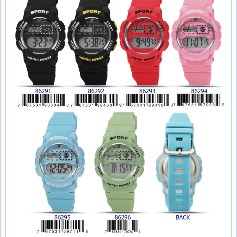 DACQA Digital Watch – Red