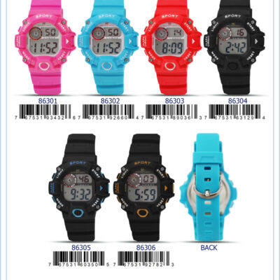 DACQA Digital Watch – Red