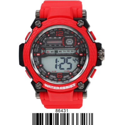 DACQA Digital Watch – Red