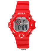DACQA Digital Watch – Red