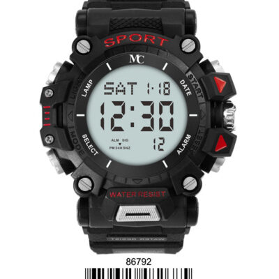 DACQA Digital Watch – Red