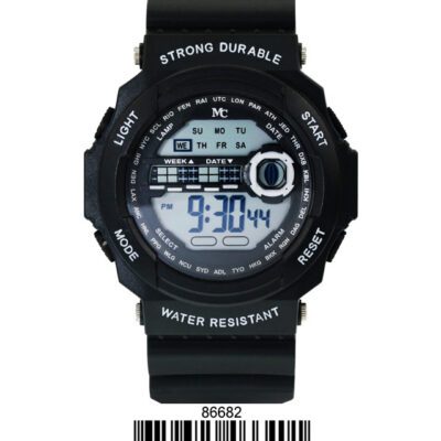 DACQA Digital Watch – Silver