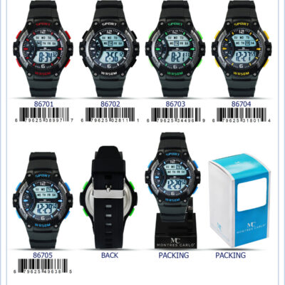 DACQA Digital Watch – Yellow