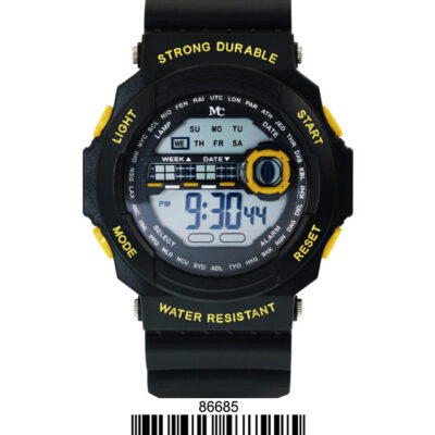 DACQA Digital Watch – Yellow