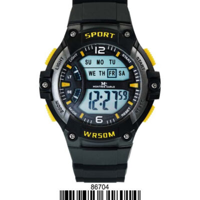 DACQA Digital Watch – Yellow