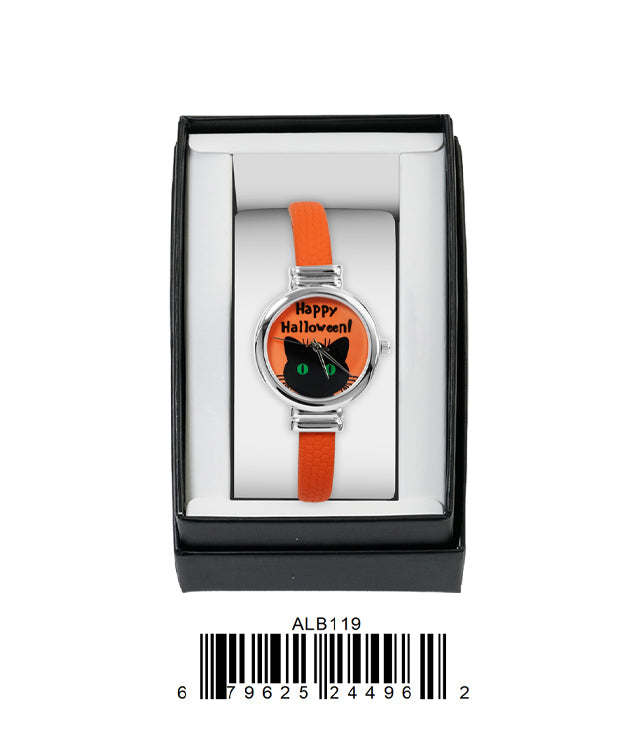 DACQA Faux Leather Band Watch – Orange/Silver DACQA Faux Leather Band Watch – Orange/Silver