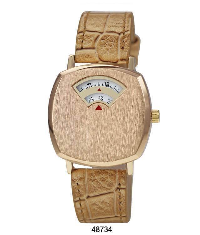 DACQA Faux Leather Band Watch – Special – Beige/Gold DACQA Faux Leather Band Watch – Special – Beige/Gold