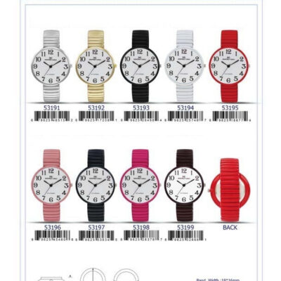 DACQA Flex Band Watch – Gold