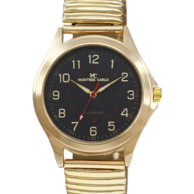 DACQA Flex Band Watch – Gold/Black
