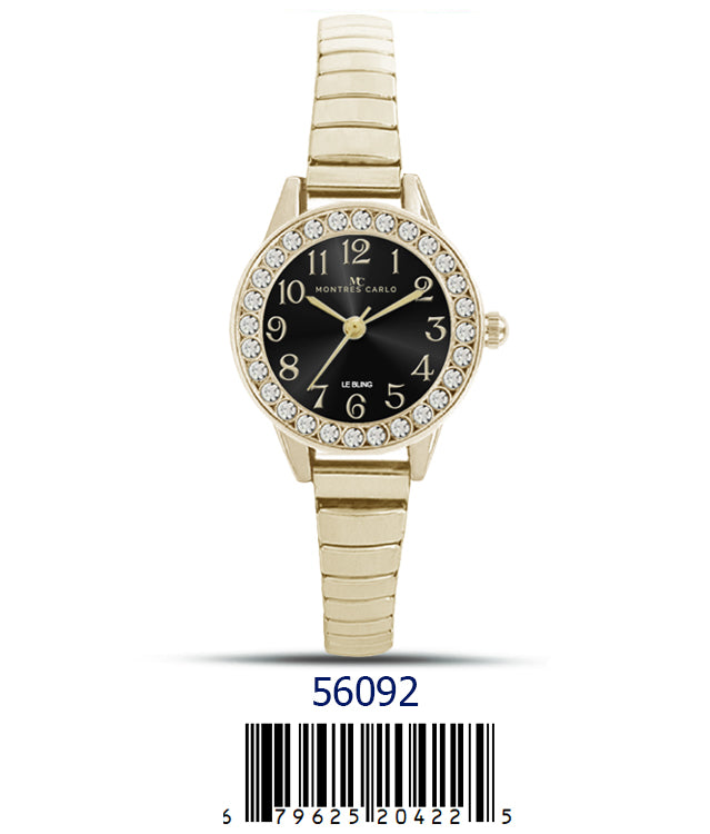 DACQA Flex Band Watch – Gold/Black DACQA Flex Band Watch – Gold/Black