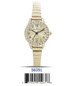 DACQA Flex Band Watch – Gold/Silver