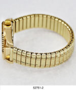 DACQA Flex Band Watch – Gold/White