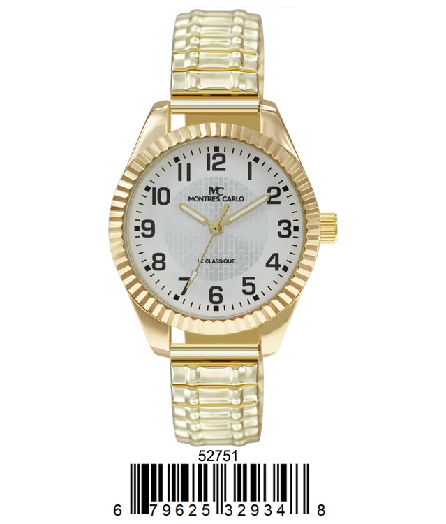 DACQA Flex Band Watch – Gold/White DACQA Flex Band Watch – Gold/White