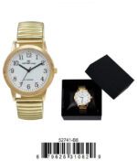 DACQA Flex Band Watch – Gold/White B8 Boxed