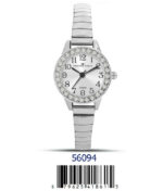 DACQA Flex Band Watch – Silver