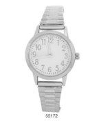 DACQA Flex Band Watch – Silver