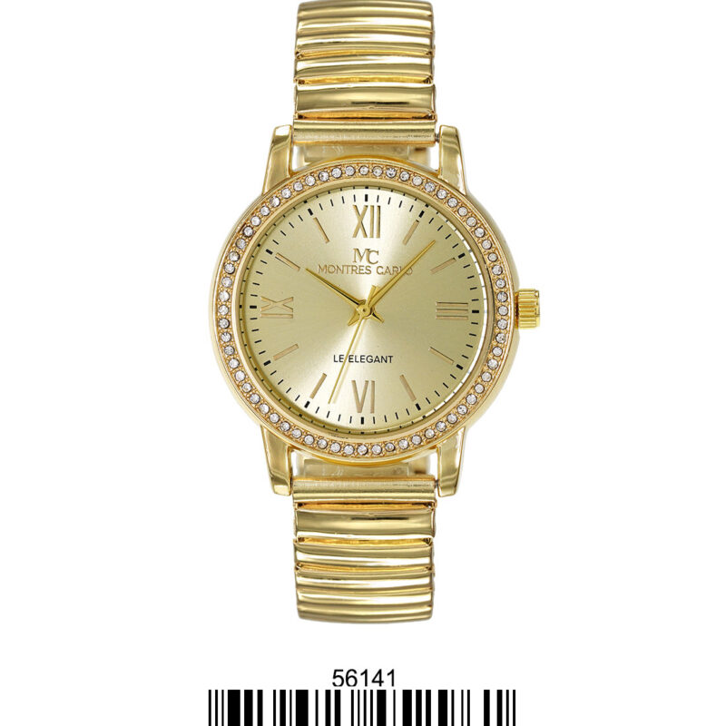 DACQA Flex Band Watch – Silver