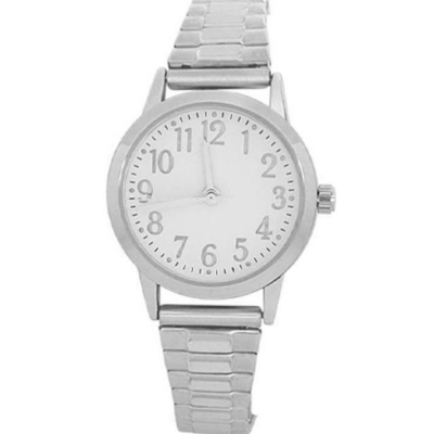 DACQA Flex Band Watch – Silver
