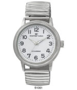 DACQA Flex Band Watch – Silver/Black