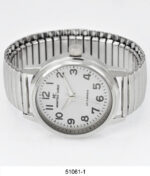 DACQA Flex Band Watch – Silver/Black