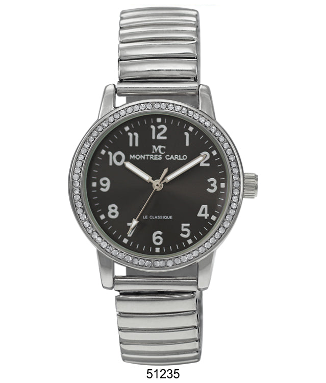 DACQA Flex Band Watch – Silver/Black DACQA Flex Band Watch – Silver/Black