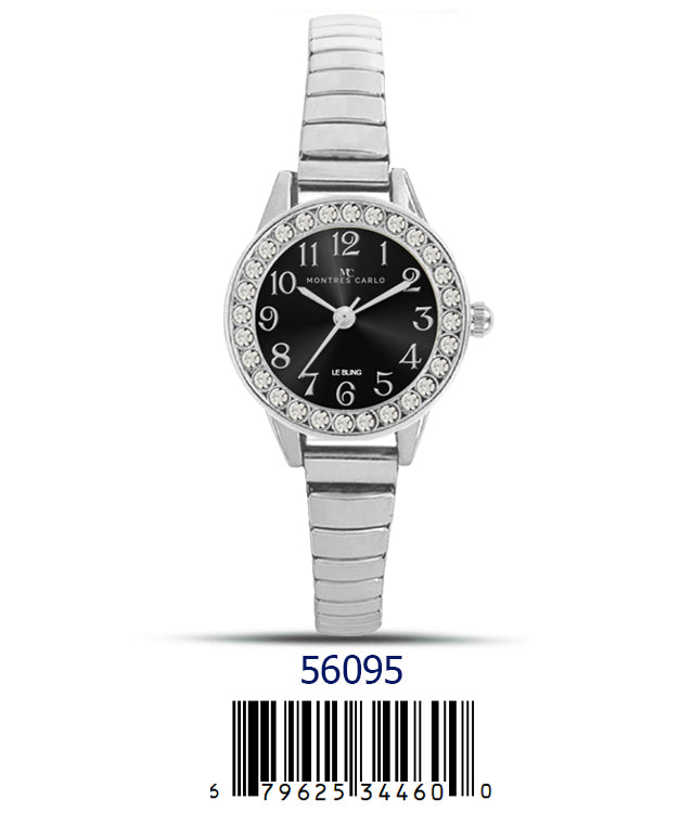 DACQA Flex Band Watch – Silver/Black DACQA Flex Band Watch – Silver/Black