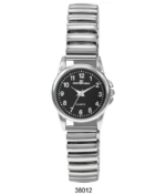 DACQA Flex Band Watch – Silver/Black/Silver