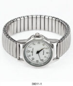DACQA Flex Band Watch – Silver/Black/Silver