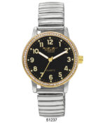DACQA Flex Band Watch – Two-Tone/Black