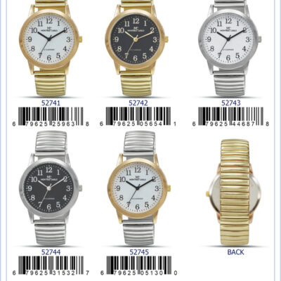 DACQA Flex Band Watch – Two-Tone/White B8 Boxed
