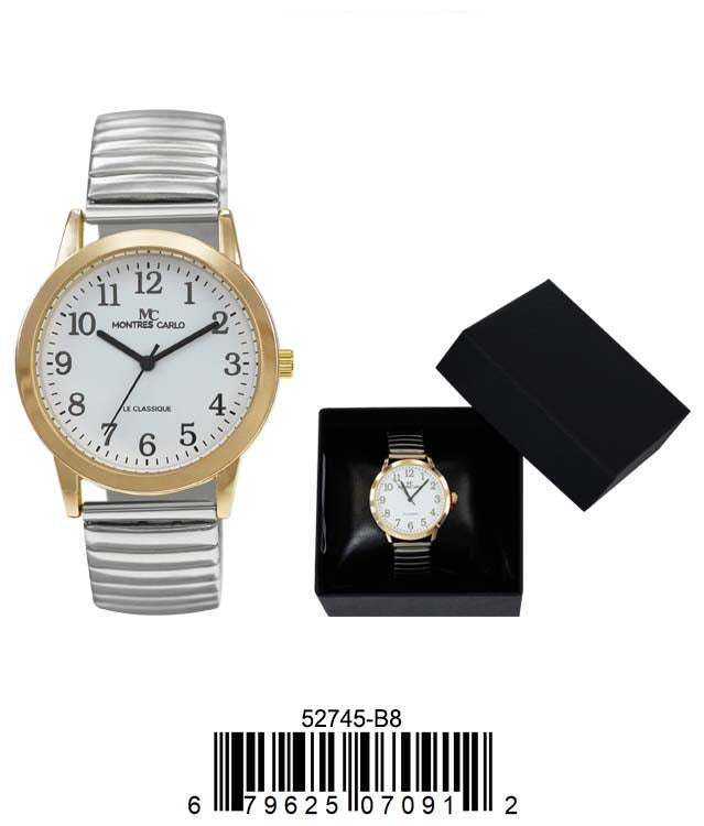DACQA Flex Band Watch – Two-Tone/White B8 Boxed DACQA Flex Band Watch – Two-Tone/White B8 Boxed
