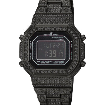 DACQA Iced Digital Watch – Special – Black