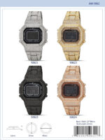 DACQA Iced Digital Watch – Special – Black