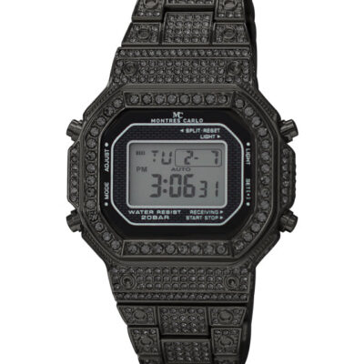 DACQA Iced Digital Watch Special – Black