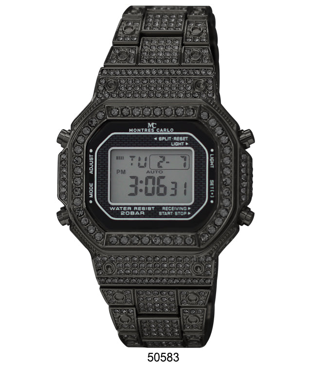 DACQA Iced Digital Watch Special – Black DACQA Iced Digital Watch Special – Black