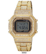DACQA Iced Digital Watch Special – Gold