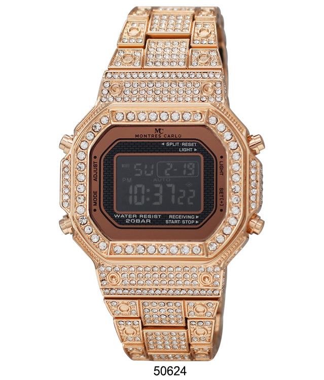 DACQA Iced Digital Watch – Special – Rose Gold DACQA Iced Digital Watch – Special – Rose Gold